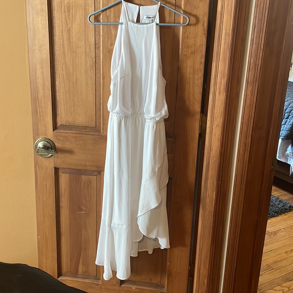 White, light weight dress